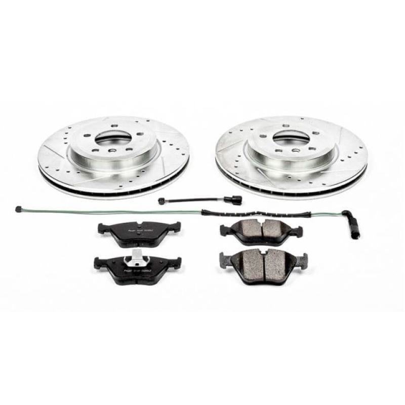 Power Stop 01-06 BMW 330Ci Front & Rear Z23 Evolution Sport Coated Brake Kit