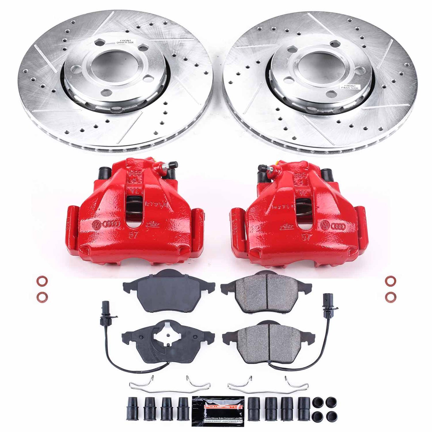 Power Stop 2009 BMW 335d Front & Rear Z23 Evolution Sport Brake Kit w/Calipers