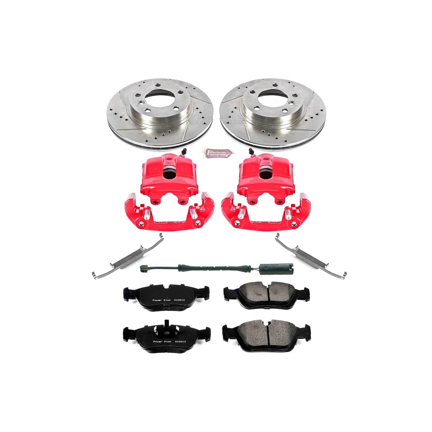 Power Stop 92-98 BMW 318i Front & Rear Z26 Street Warrior Brake Kit