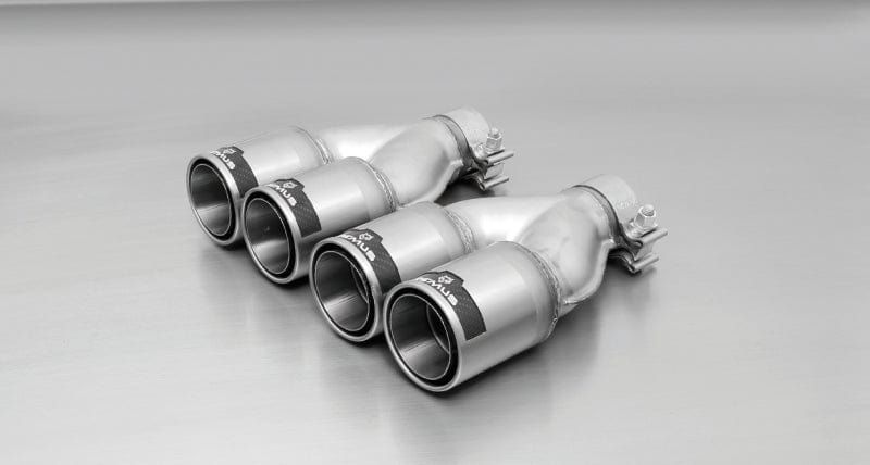 Remus 2006 Peugeot 207 3 & 5 Door 1.4L Hdi/1.6L Hdi 76mm Straight Cut Chromed Tail Pipe Set (Pair)