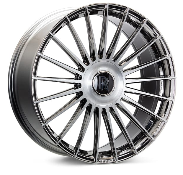 Vossen HF-8 22x10.5 / 5x112 BP / ET25 / 66.5 CB / Deep - EMC Polished / Brushed Wheel