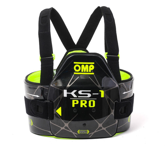 OMP KS-1 Pro Body Protection Black/Fluo Yellow - Size S