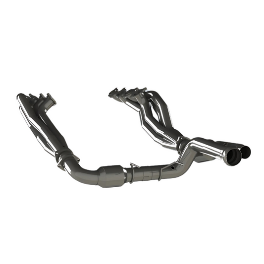 Kooks 1372H640 2 inch long tube headers with H.O. GREEN catted connections for 2023-2025 Ford F-150 Raptor R 5.2L