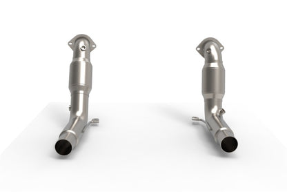 Kooks 15123300 GREEN catted downpipes for 2025-2026 Ford Explorer ST and 2025 Lincoln Aviator 3.0L V6