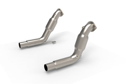 Kooks 15123300 GREEN catted downpipes for 2025-2026 Ford Explorer ST and 2025 Lincoln Aviator 3.0L V6