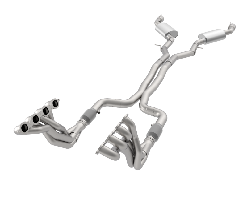 Kooks 16-23 Chevrolet Camaro SS/ 17-23 ZL1 6.2L 2in Headers & Green Exhaust Kit w/Polished Dual Tips