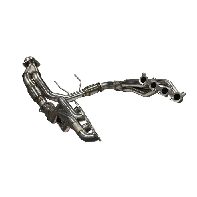 Kooks Headers 1371H430 1-7/8 inch Long Tube Headers with GREEN Catted Y Pipe for 2021-2024 Ford F150 5.0L