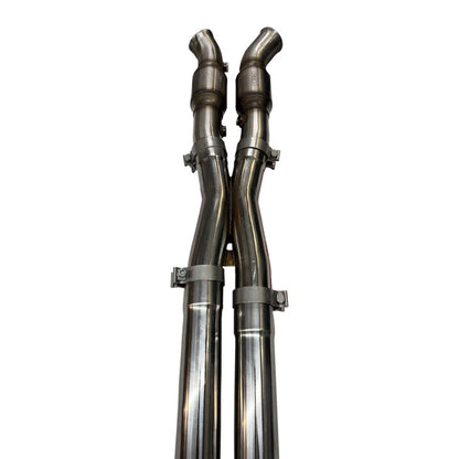 Kooks Headers 21503201 3 inch Stainless Catted X Pipe for 1997-2004 Chevrolet Corvette C5 LS1 LS6