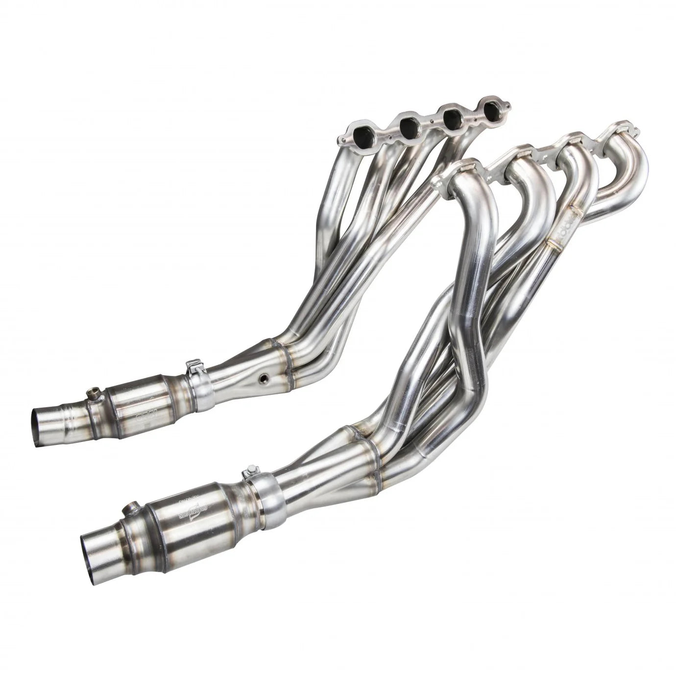 Kooks Headers 2260H420 1-7/8 inch stainless long tube headers with catted connection pipes for 2016-2024 Camaro SS
