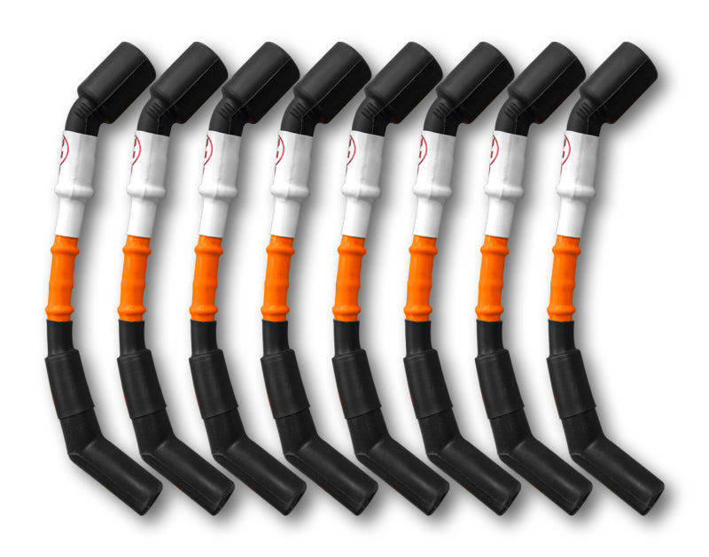 Kooks Headers 750203 11mm Orange Spark Plug Wires with Black Boots for GM LS and LT Engines