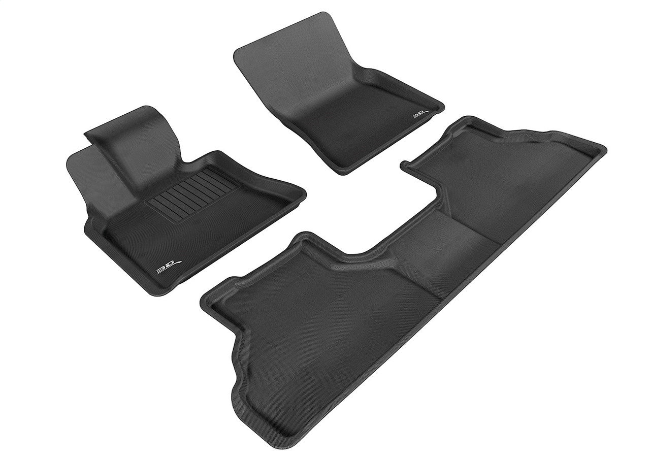3D MAXpider L1BM06201509 2008-2020 BMW X6 E71 Kagu 1st & 2nd Row Floormats - Black 3D MAXpider
