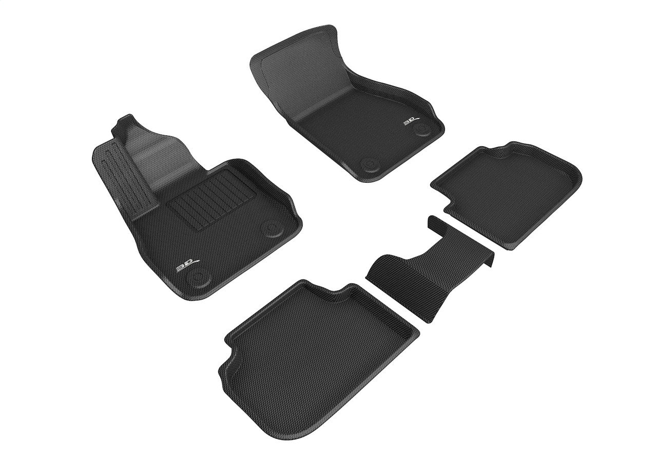 3D MAXpider L1BM11101509 20-22 BMW 2 Series Gran Coupe 1st & 2nd Row Floor Mats - Black