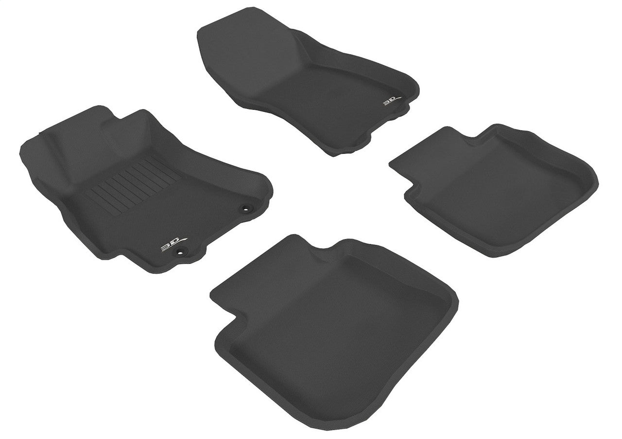 3D MAXpider L1SB00401509 2010-2014 Subaru Legacy Kagu 1st & 2nd Row Floormats - Black