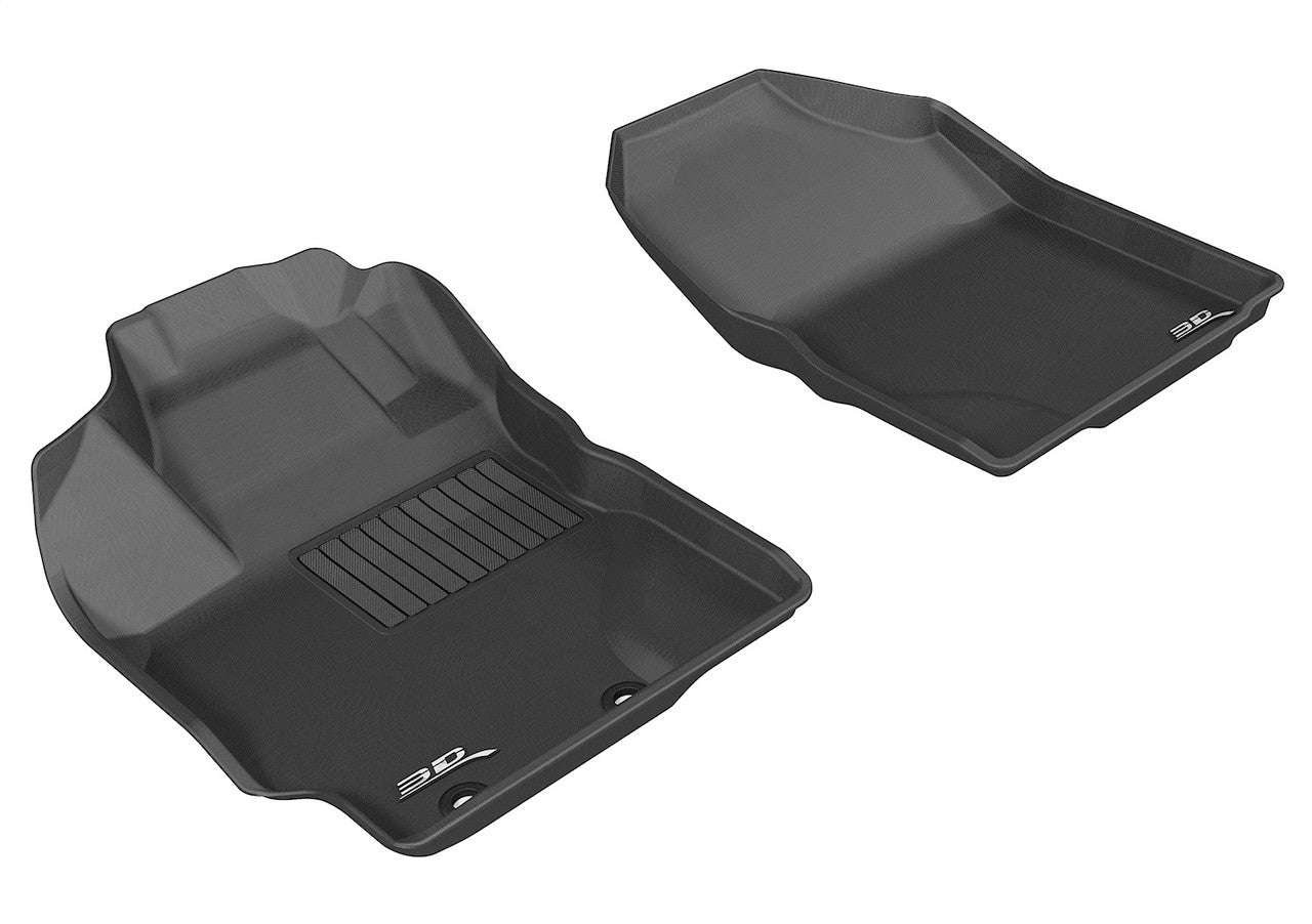 3D MAXpider L1SC00001509 2008-2012 Scion XD Kagu 1st & 2nd Row Floormats - Black