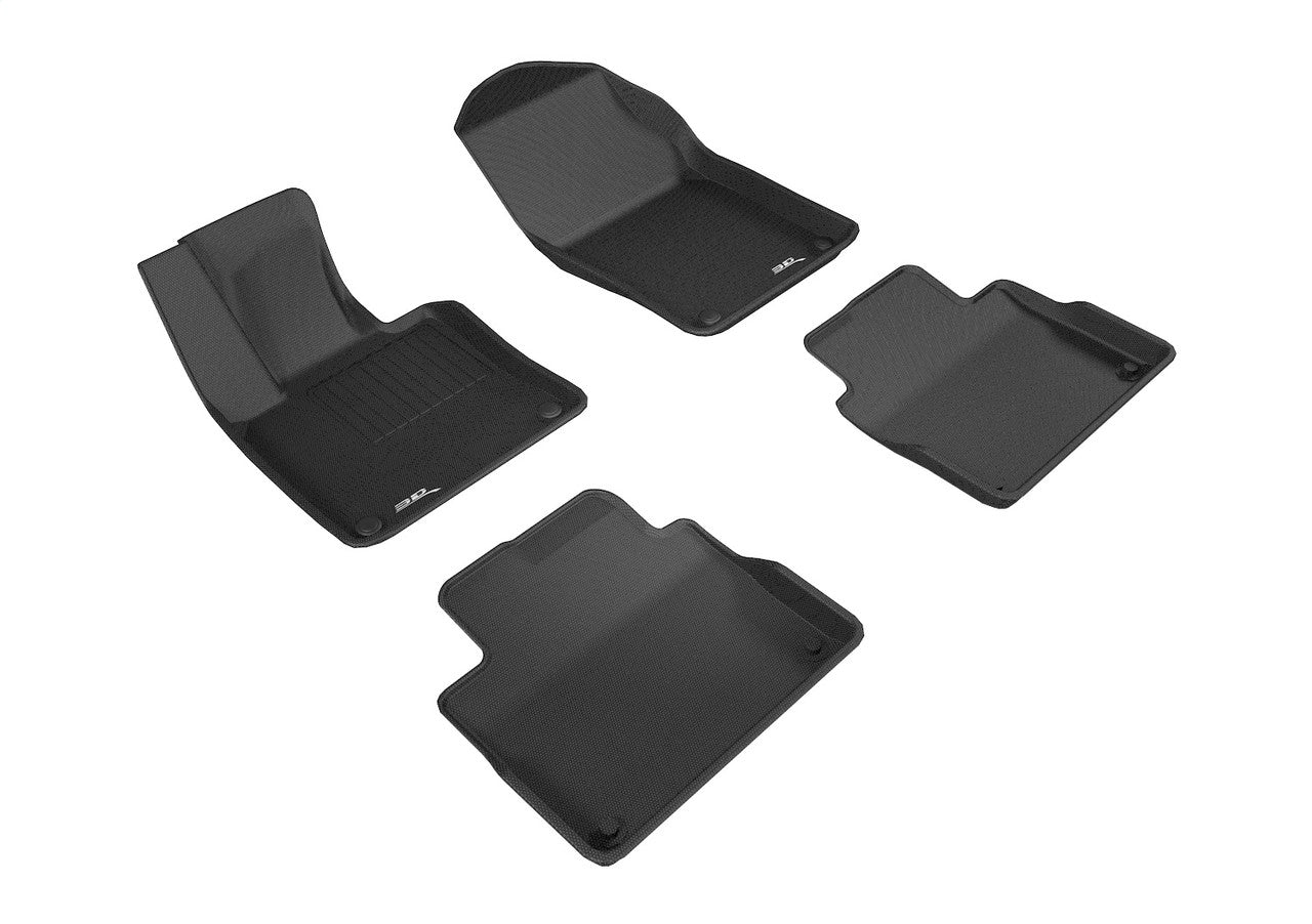 3D MAXpider L1VV02201509 2017-2019 Volvo S90/V90 Kagu 1st & 2nd Row Floormats - Black