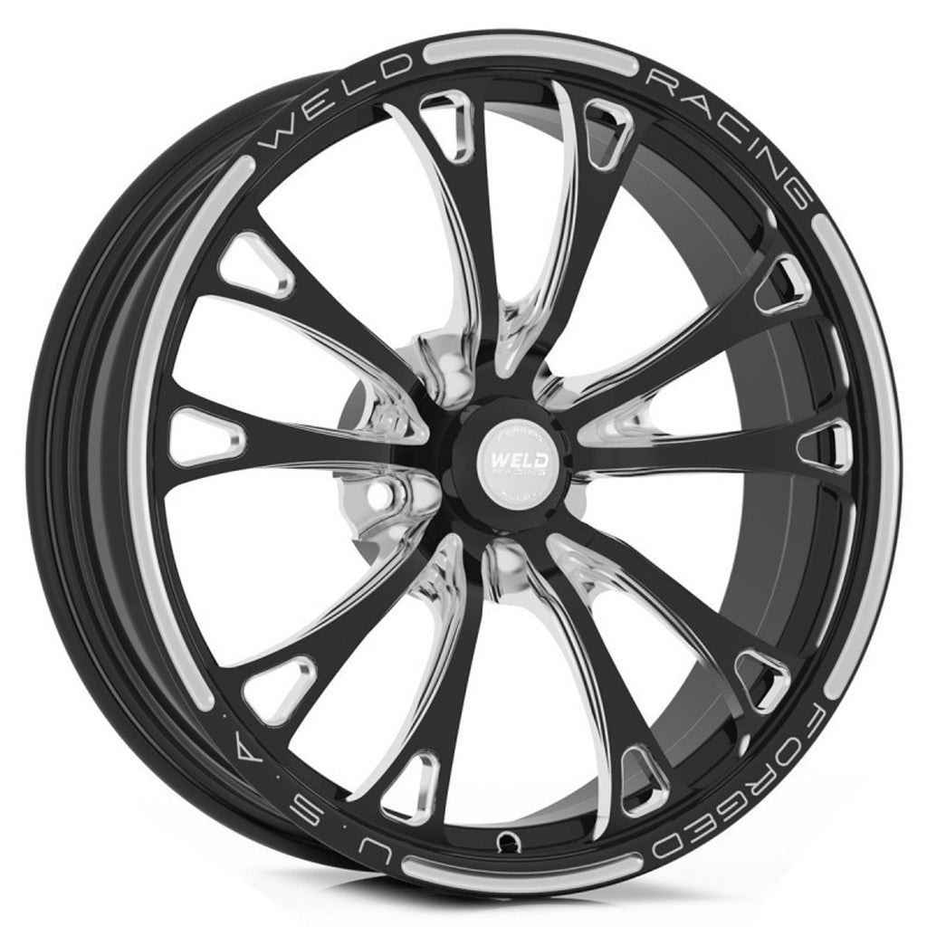 Weld V-Series 18x6 / 5x115 BP / 2.7in. BS Polished Wheel - Non-Beadlock