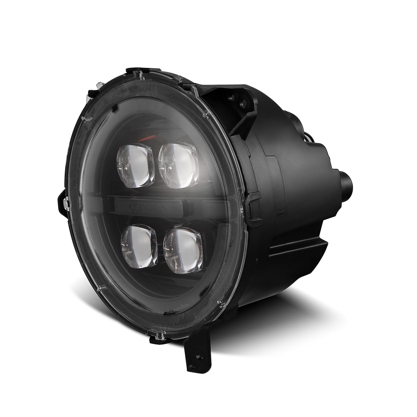 AlphaRex 880867 18-23 Jeep Wrangler JL/Gladiator JT NOVA-Series LED Projector Headlights Alpha-black - 880867