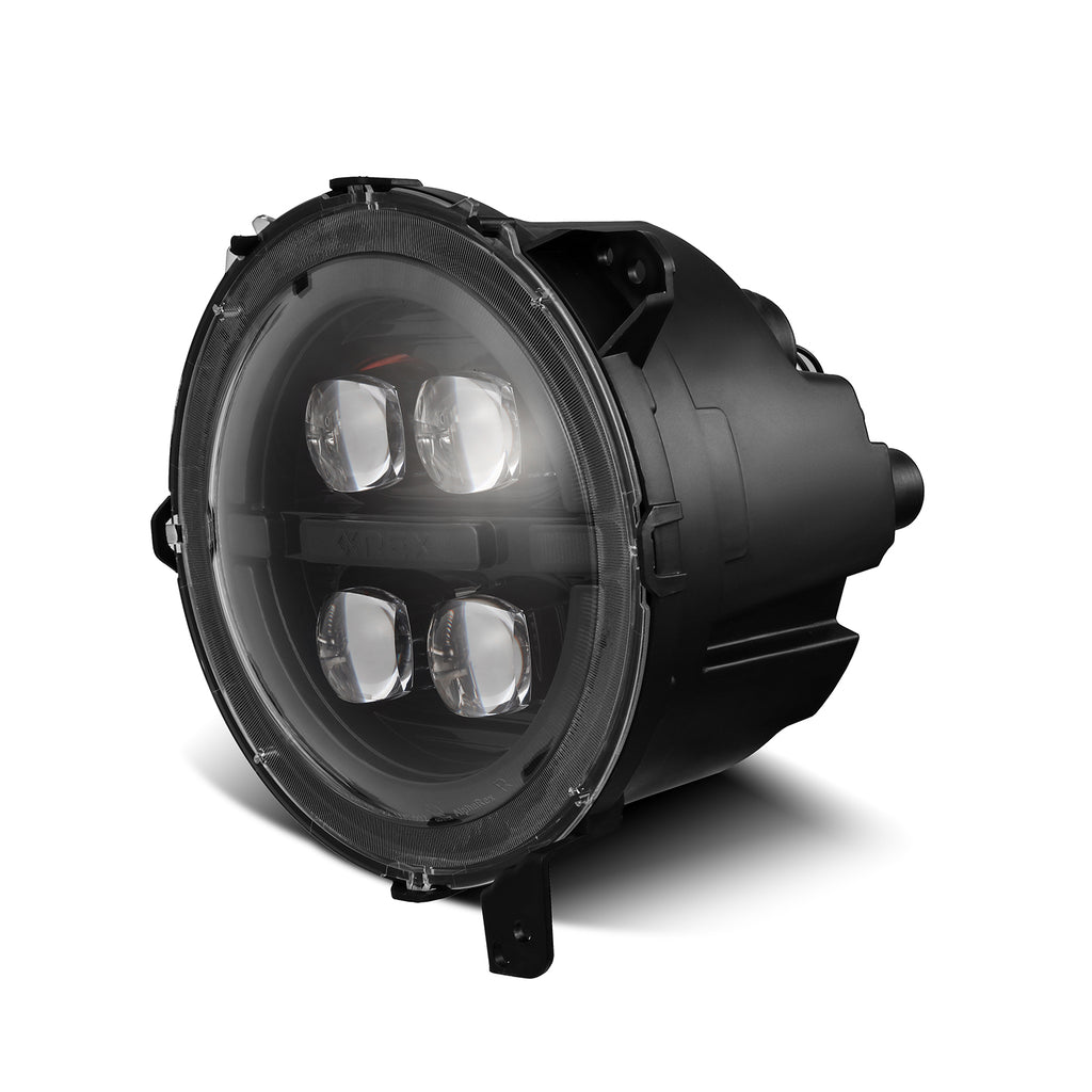 AlphaRex 18-23 Jeep Wrangler JL/Gladiator JT NOVA-Series LED Projector Headlights Alpha-black - 880867