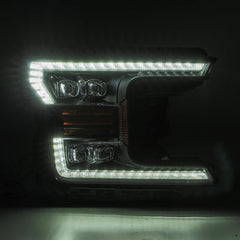AlphaRex 18-20 Ford F150 NOVA-Series LED Projector Headlights Black - 880182