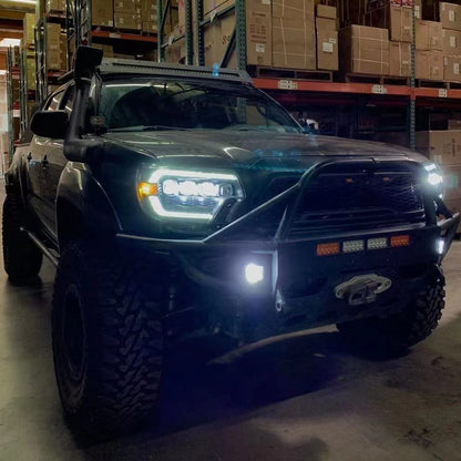 AlphaRex 12-15 Toyota Tacoma NOVA-Series LED Projector Headlights Alpha-Black - 880752 AlphaRex