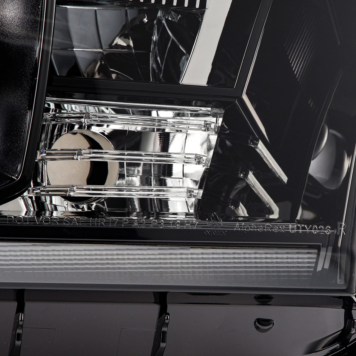 AlphaRex 880820 07-13 Toyota Tundra/08-17 Toyota Sequoia MK II NOVA-Series LED Projector Headlights Alpha-Black (With Level Adjuster) - 880820 AlphaRex