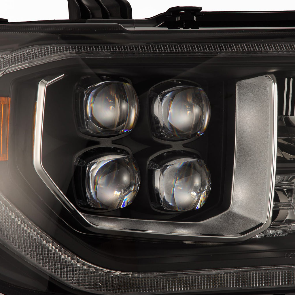 AlphaRex 880818 07-13 Toyota Tundra/08-17 Toyota Sequoia MK II NOVA-Series LED Projector Headlights Black (With Level Adjuster) - 880818