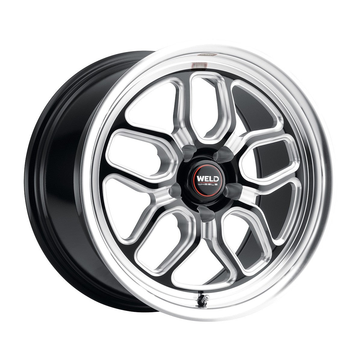 Weld Racing 18x5 Laguna Drag 5x115 ET32 BS1.5 Gloss BLK MIL DIA 78.1