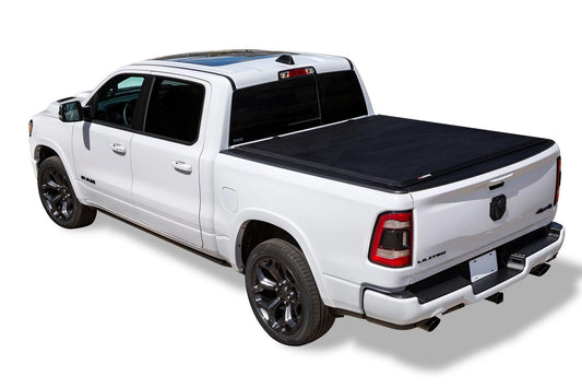 LEER SR250 soft roll-up / rolling tonneau cover for 2020-2026 Chevrolet Silverado 2500 HD / 3500 HD and GMC Sierra 2500 HD / 3500 HD 6'9" Standard Bed, part 610320