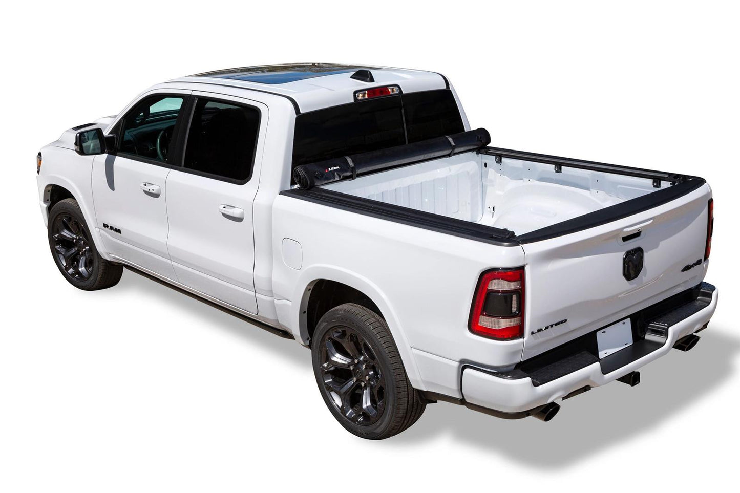 LEER SR250 soft roll-up / rolling tonneau cover for 2020-2026 Chevrolet Silverado 2500 HD / 3500 HD and GMC Sierra 2500 HD / 3500 HD 6'9" Standard Bed, part 610320