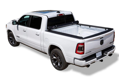LEER SR250 soft roll-up / rolling tonneau cover for 2020-2026 Chevrolet Silverado 2500 HD / 3500 HD and GMC Sierra 2500 HD / 3500 HD 6'9" Standard Bed, part 610320