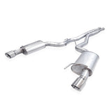 Stainless Works 2024 Mustang GT Catback Dual Tips Redline Sound X-Pipe Factory Connect Exhaust