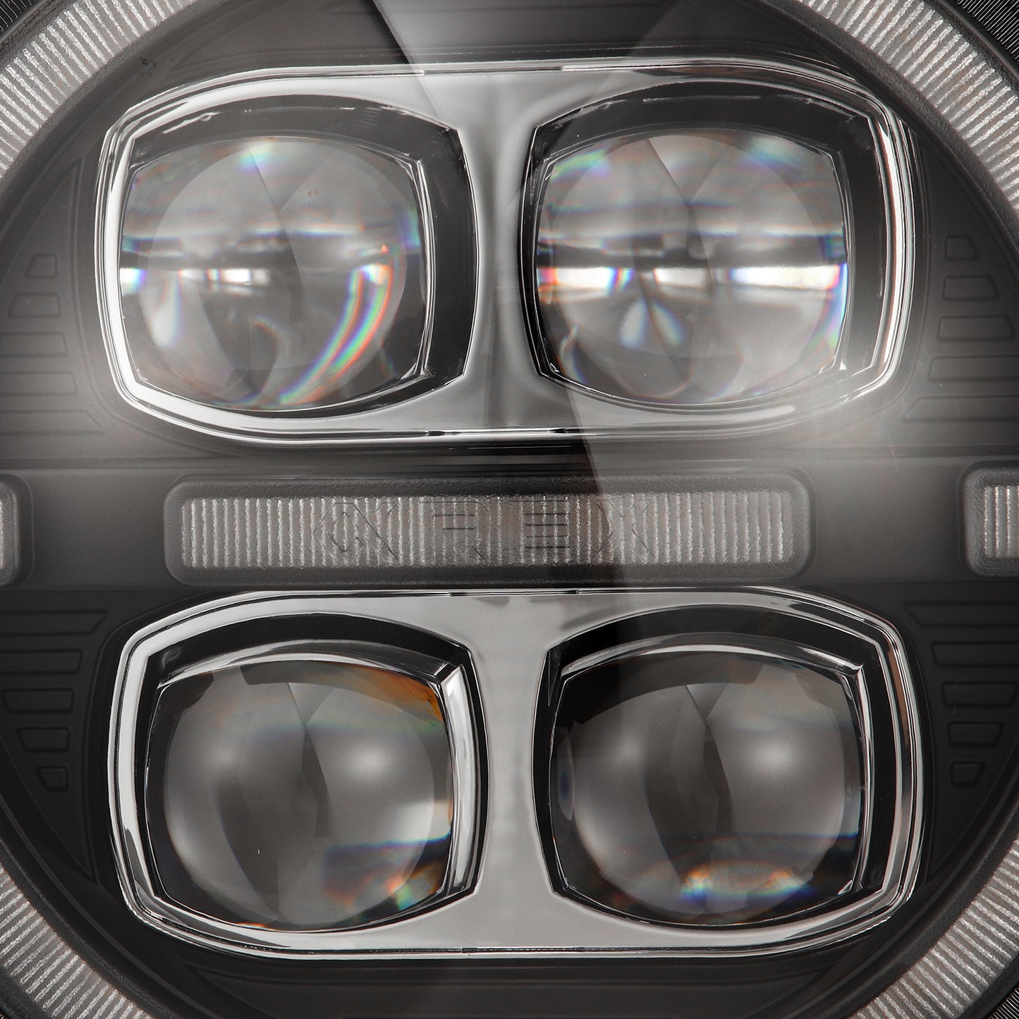 AlphaRex 880868 18-23 Jeep Wrangler JL/Gladiator JT NOVA-Series LED Projector Headlights Black - 880868