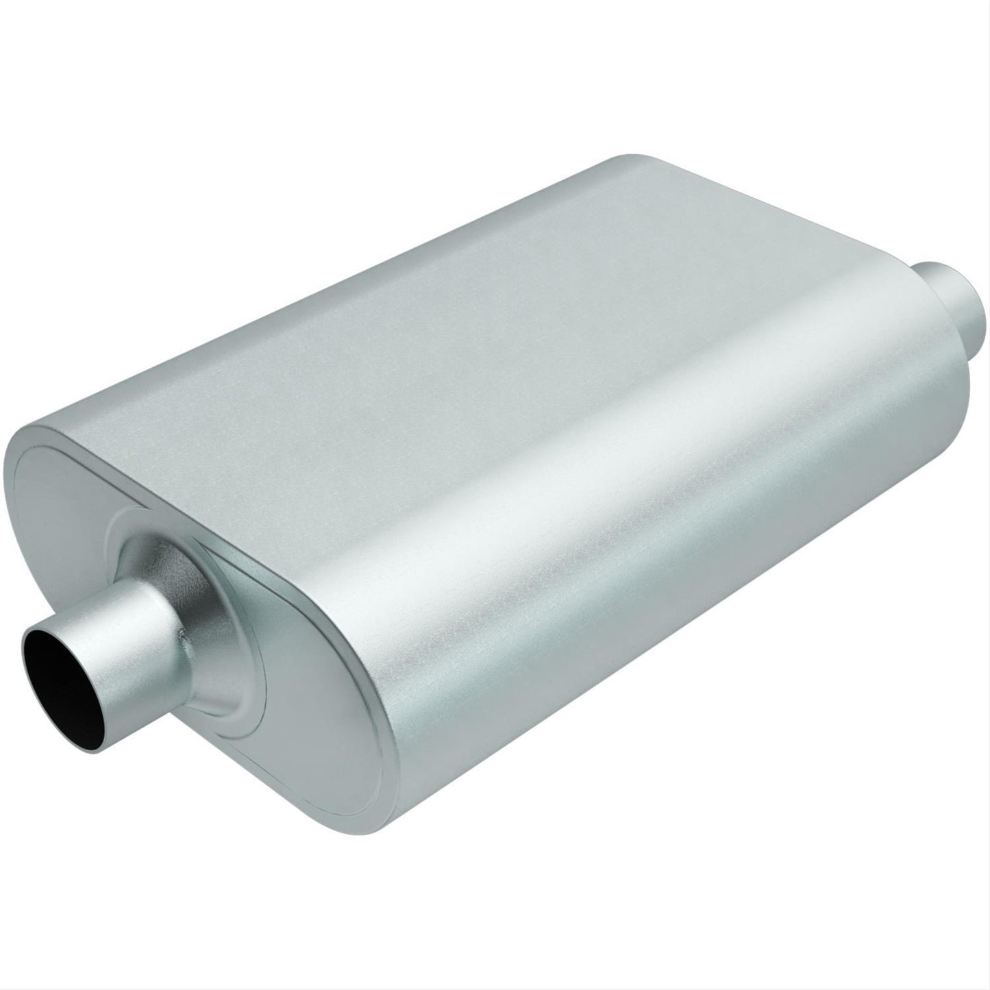 Magnaflow Rumble Muffler 14in Body (L) 19.5in Overall (L) - 9.75in Body (W) - 2in Offset/Center