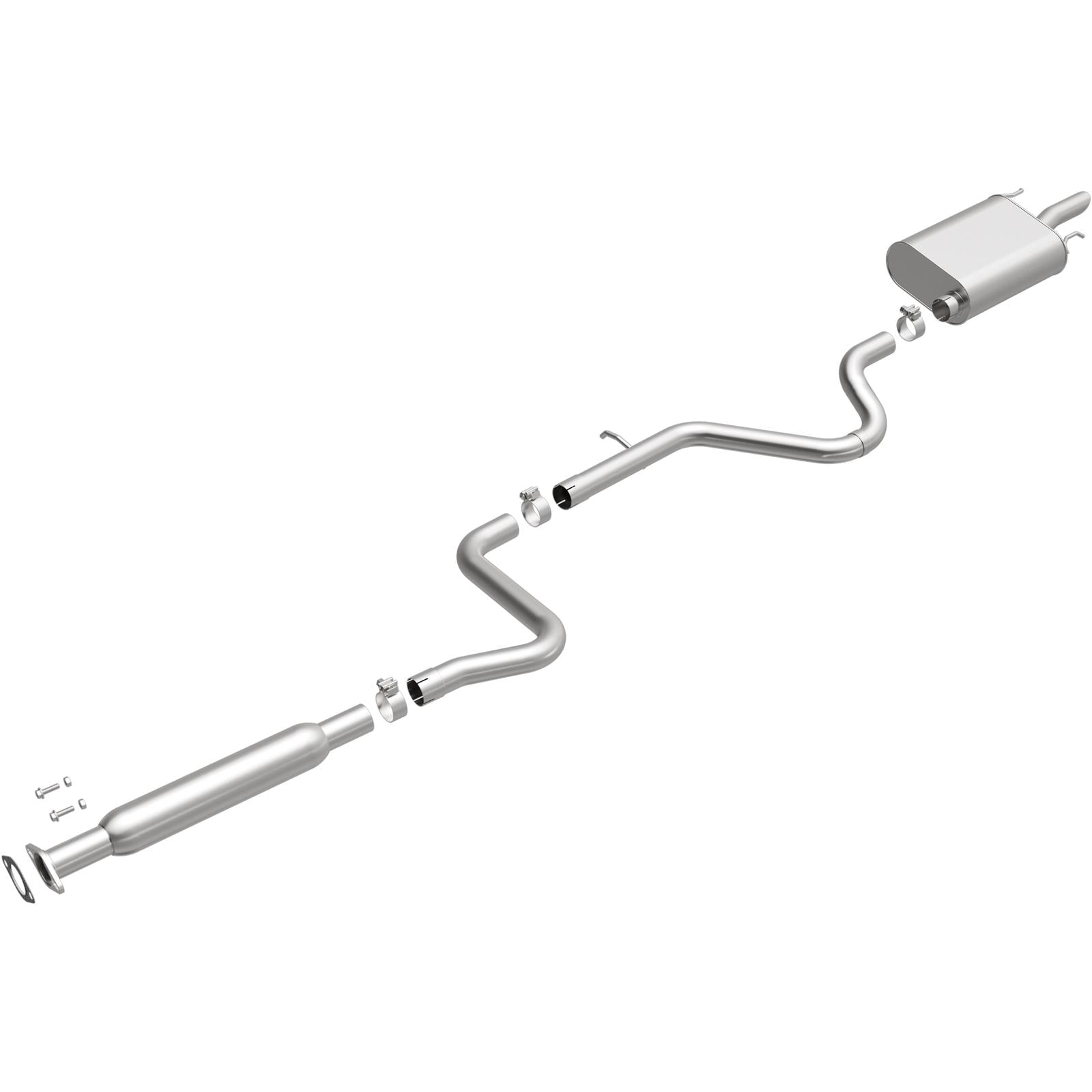 MagnaFlow 116-0015 Direct-Fit Stainless Steel Exhaust System for 2006–2011 Chevrolet