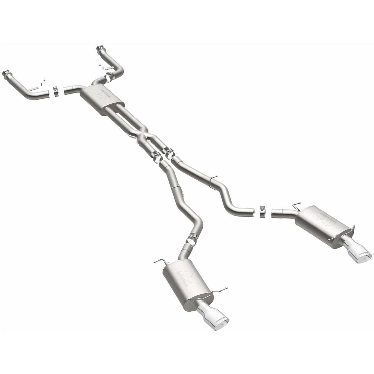 MagnaFlow 16560 Touring Series cat-back exhaust for BMW 645Ci 4.4L and 650i 4.8L V8