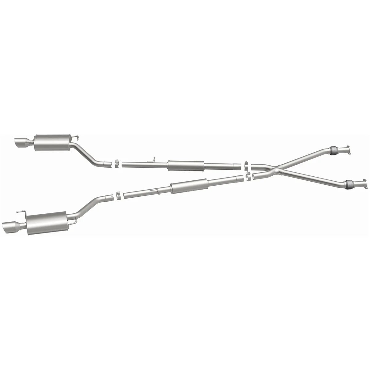 MagnaFlow 2009-2013 INFINITI G37 3.7L | 2007-2008 INFINITI G35 3.5L Street Series Cat-Back Performance Exhaust System 16862
