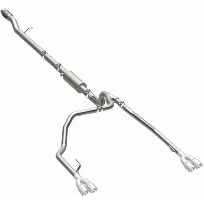 MagnaFlow 19489 Street Series cat-back exhaust for Chevrolet Silverado and GMC Sierra 1500 6.2L V8 with quad polished tips