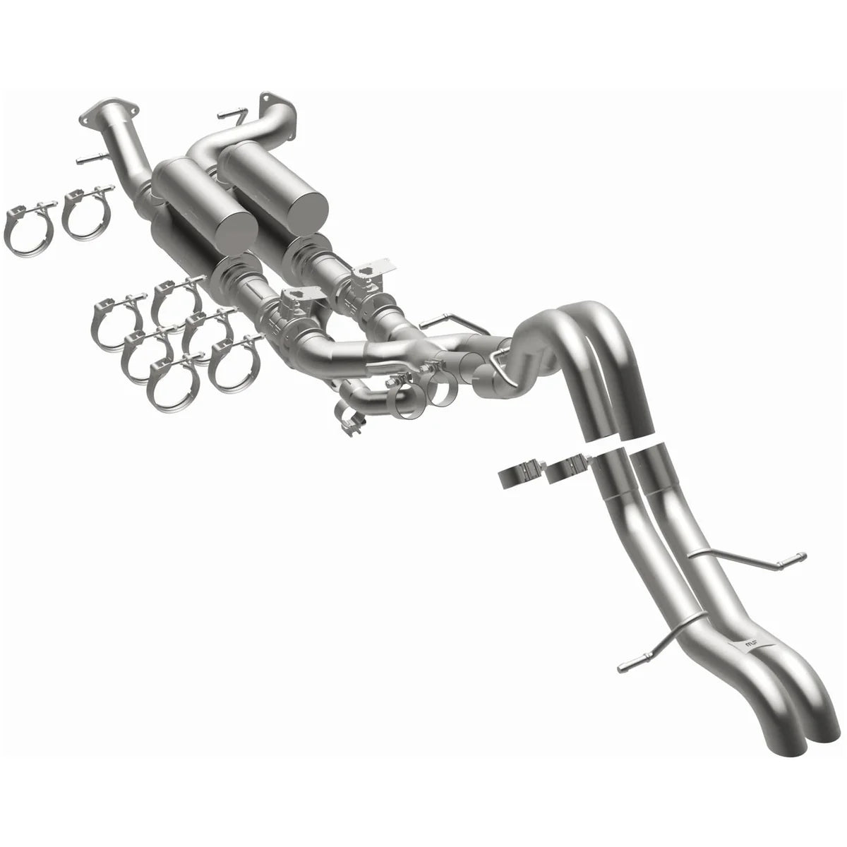 MagnaFlow 19619 Overland Series cat-back exhaust for 2022-2026 Ford Bronco Raptor 3.0L