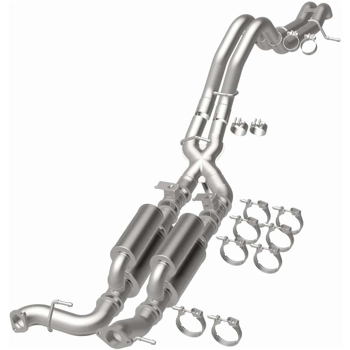 MagnaFlow 19619 Overland Series cat-back exhaust for 2022-2026 Ford Bronco Raptor 3.0L