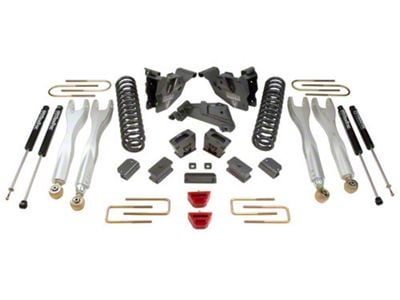 MaxTrac 19-24 Dodge RAM 3500 4WD 6in Lift Kit w/ Forged Alum. 4-link System & Vulcan 2.0 Reservoir S