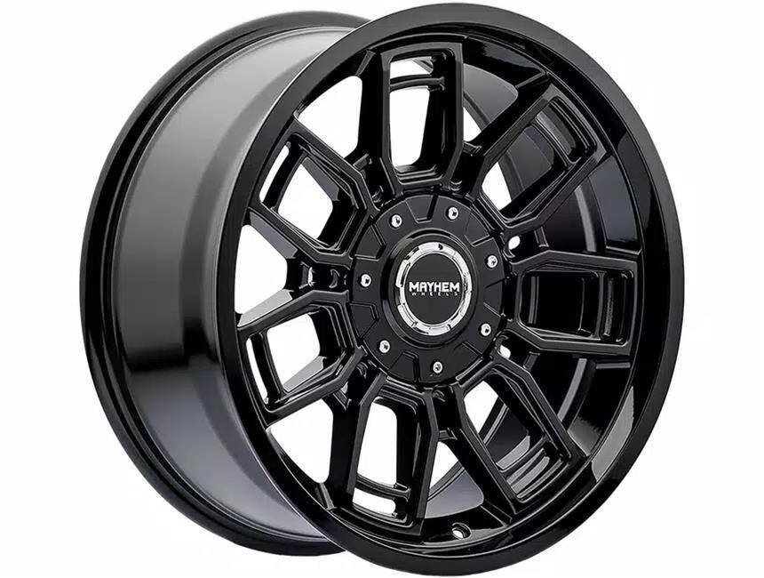 Mayhem 8118 Ordiance 20x9 / 6x135/139.7 BP / 106.1mm Hub Gloss Black Wheel