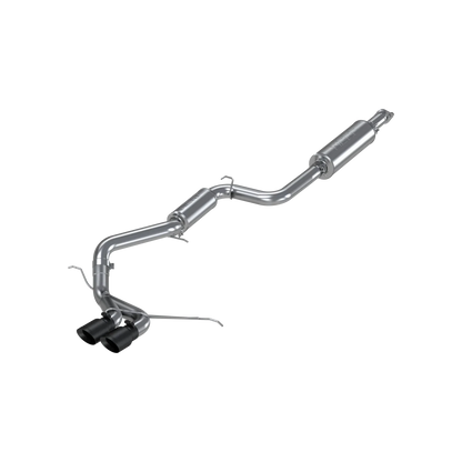 MBRP 3" Armor Plus Cat-Back Exhaust | Street Profile Dual Rear Exit Black Tips | Ford Focus ST | S4200409BT