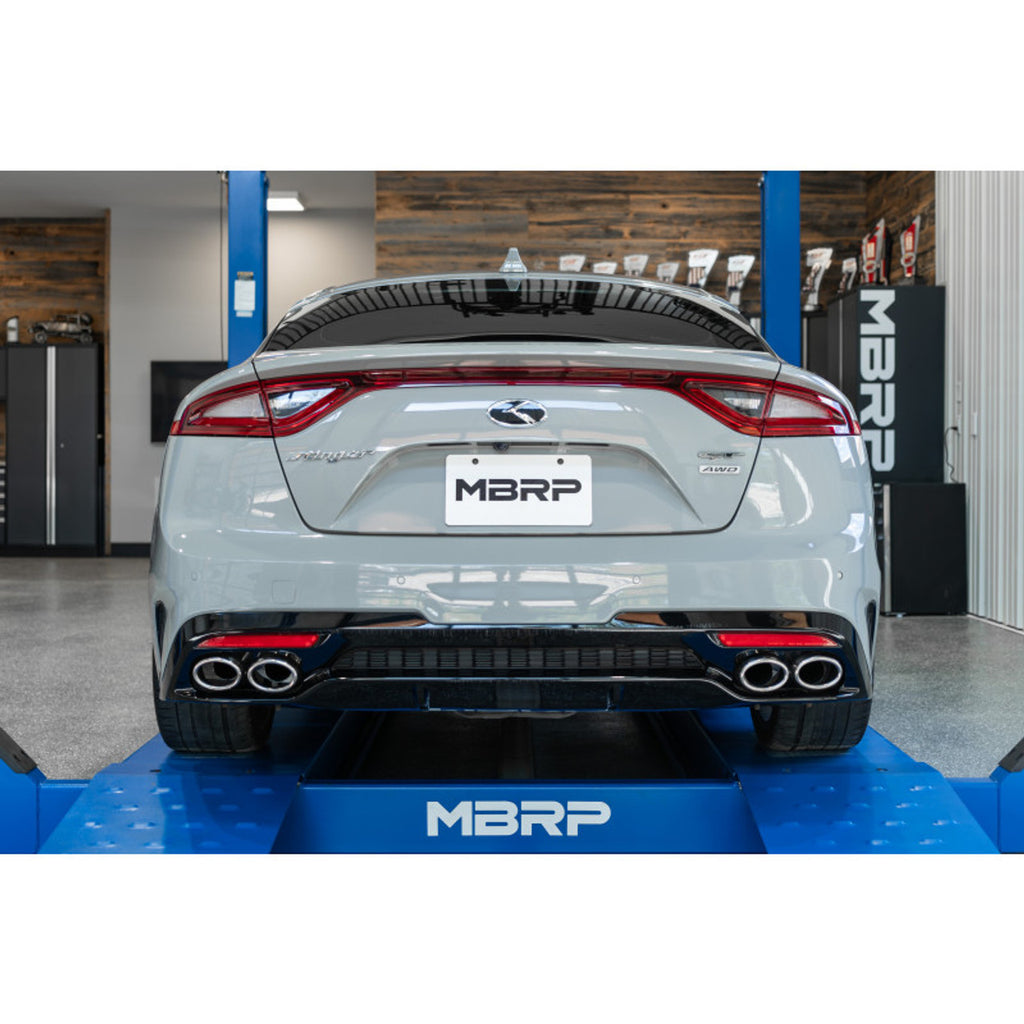 MBRP S4704304 2.5-Inch Cat-Back Exhaust for 2018-2021 Kia Stinger GT