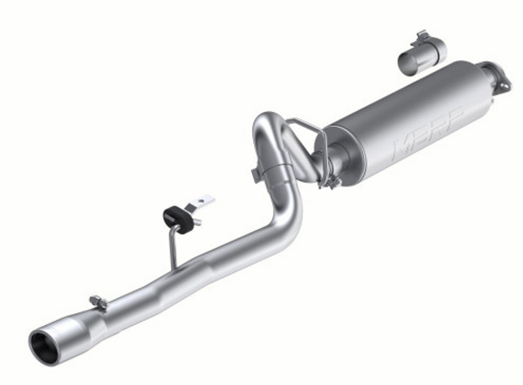 MBRP S5534AL 2.5-Inch Cat-Back Exhaust for 1987-2001 Jeep Cherokee 4.0L I6, Aluminized Steel, Street Profile, Single Rear Exit Design.