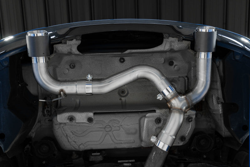 MBRP S45003CF 3-Inch Axle-Back Exhaust for 2017-2021 BMW M240i MBRP
