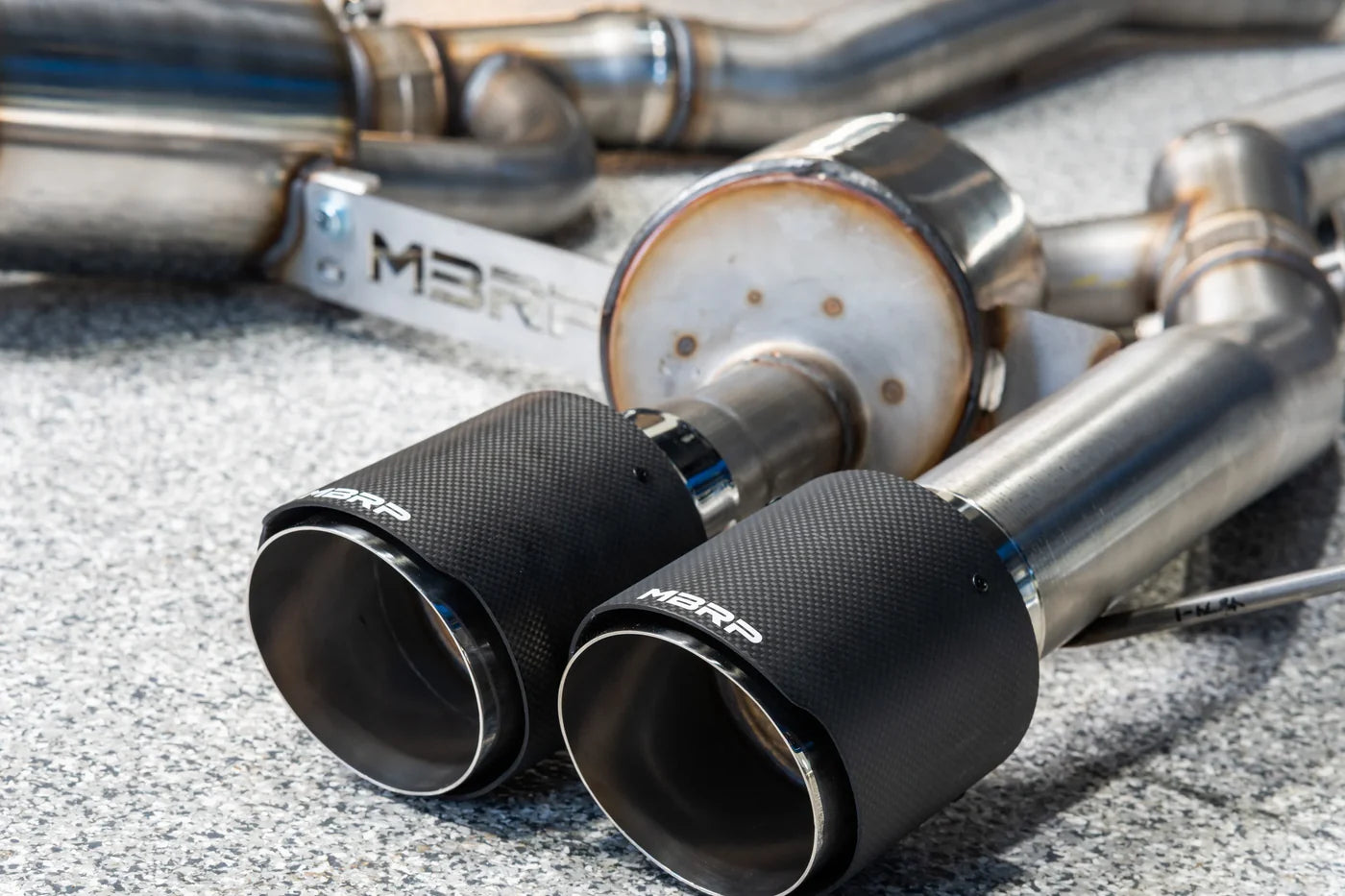 MBRP S45033CF 3" ARMOR Pro Axle-Back Exhaust – Active Profile | 2021–2026 BMW M3 & M4