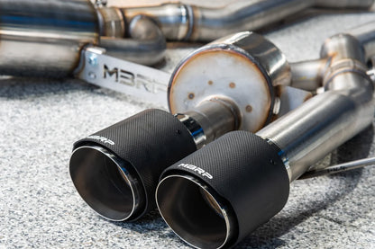 MBRP S45033CF 3" ARMOR Pro Axle-Back Exhaust – Active Profile | 2021–2026 BMW M3 & M4