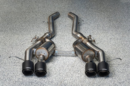 MBRP S45033CF 3" ARMOR Pro Axle-Back Exhaust – Active Profile | 2021–2026 BMW M3 & M4