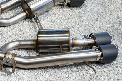 MBRP S45033CF 3" ARMOR Pro Axle-Back Exhaust – Active Profile | 2021–2026 BMW M3 & M4