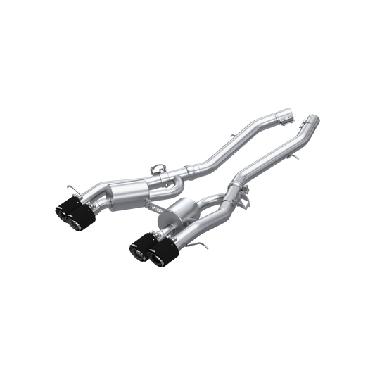 MBRP S45033CF 3" ARMOR Pro Axle-Back Exhaust – Active Profile | 2021–2026 BMW M3 & M4